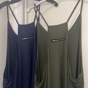 BOHO spaghetti strap loose fitting jumpsuit stylish, & comfortable lightweight